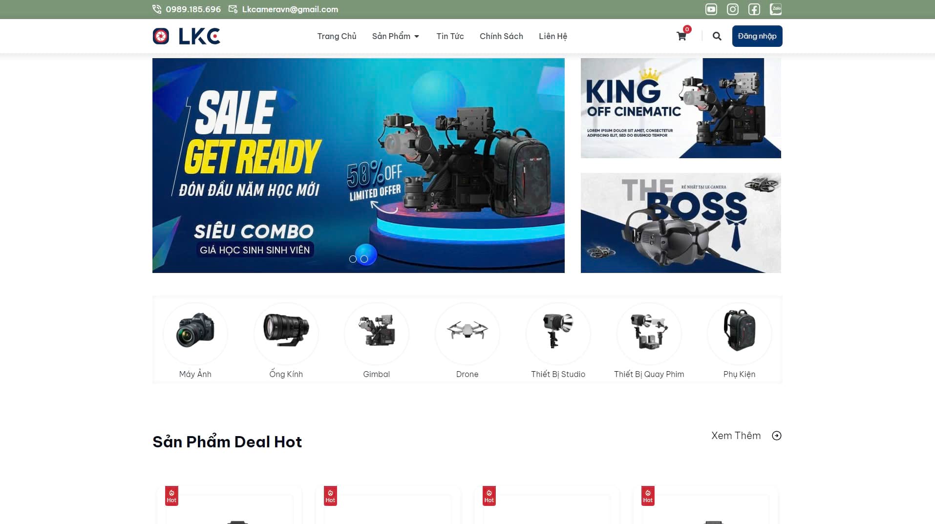 Ảnh minh hoạ dự án Dựng website lkdigital.vn